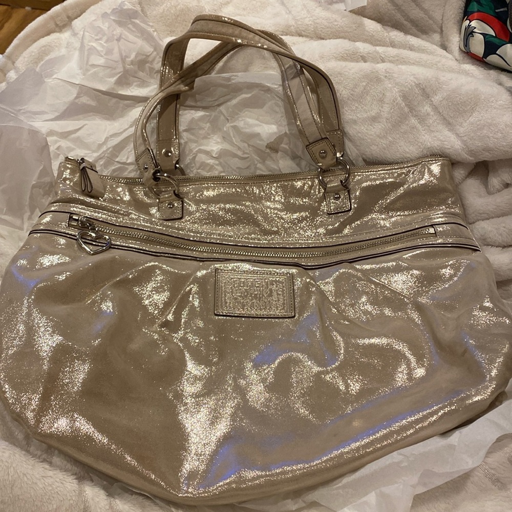 Coach Gold Hobo Bag